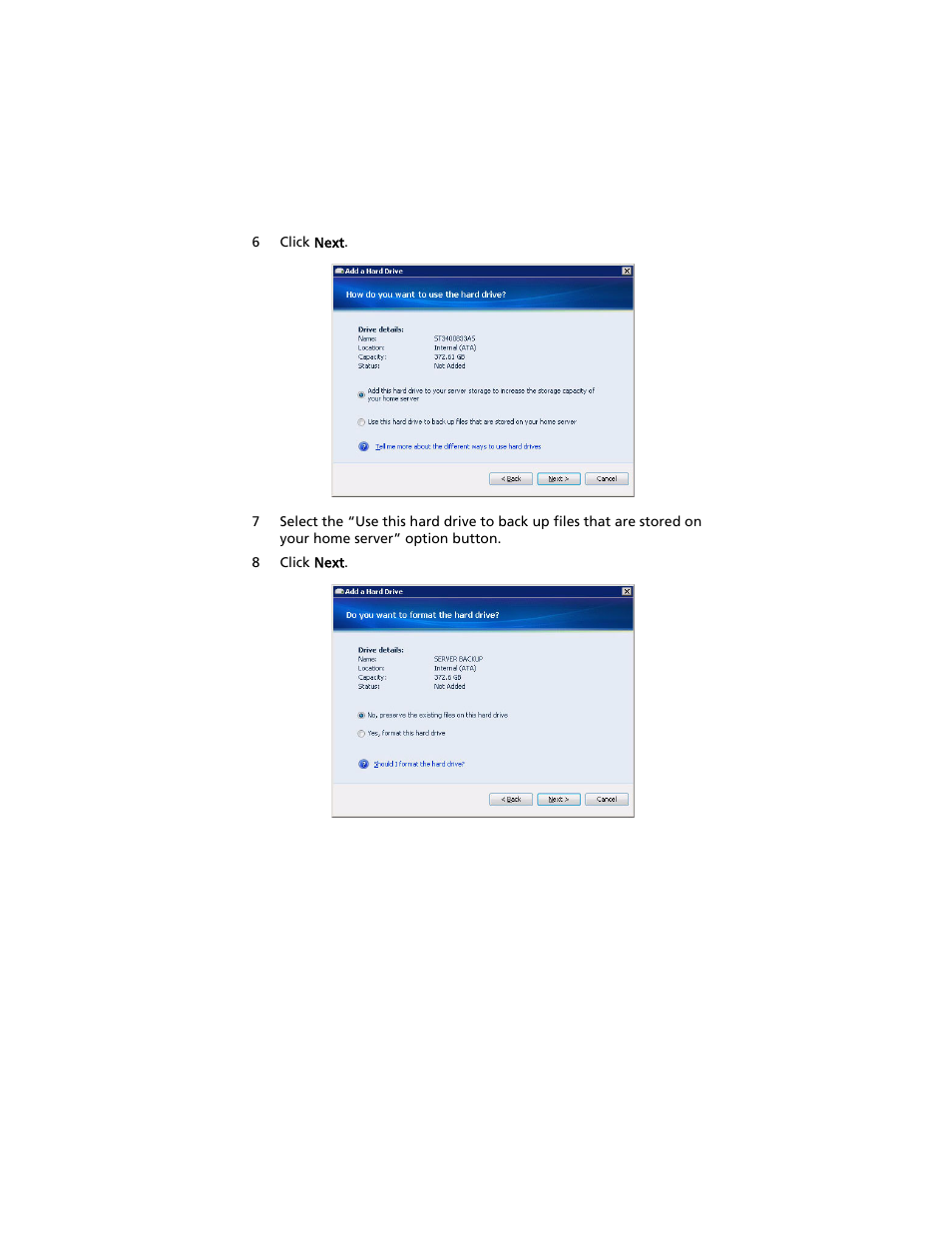 Acer Aspire easyStore H340 User Manual | Page 87 / 148