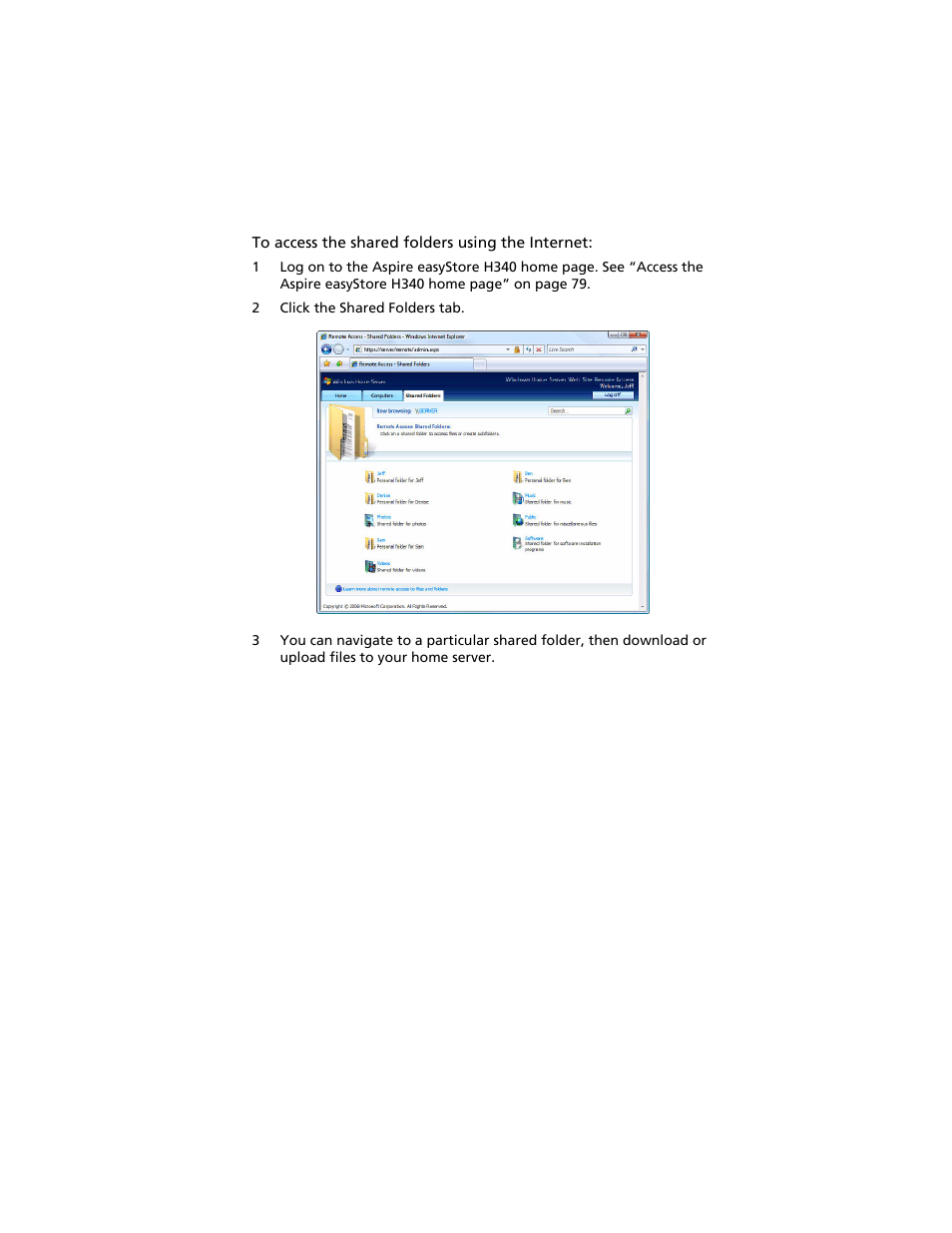 Acer Aspire easyStore H340 User Manual | Page 97 / 148