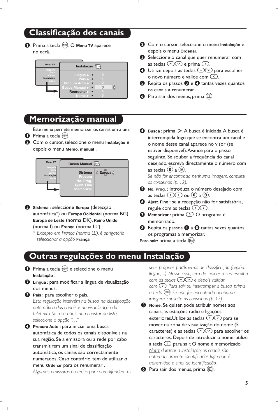Philips Matchline Téléviseur User Manual | Page 137 / 216