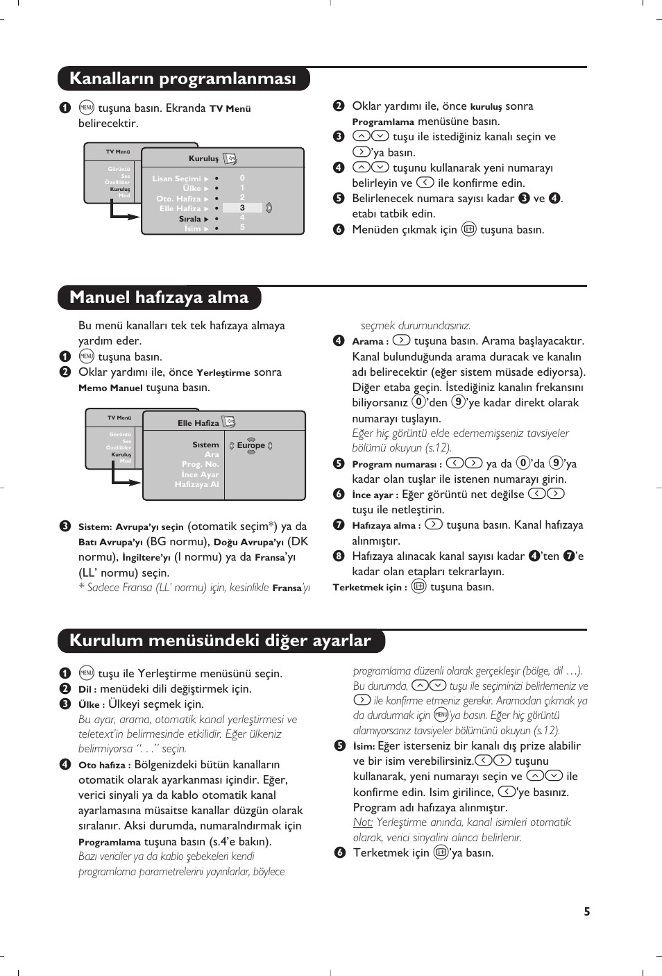 Philips Matchline Téléviseur User Manual | Page 161 / 216