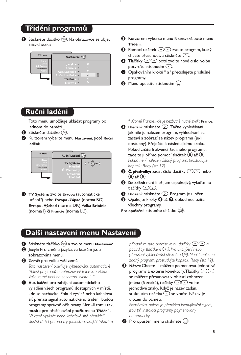 Philips Matchline Téléviseur User Manual | Page 197 / 216