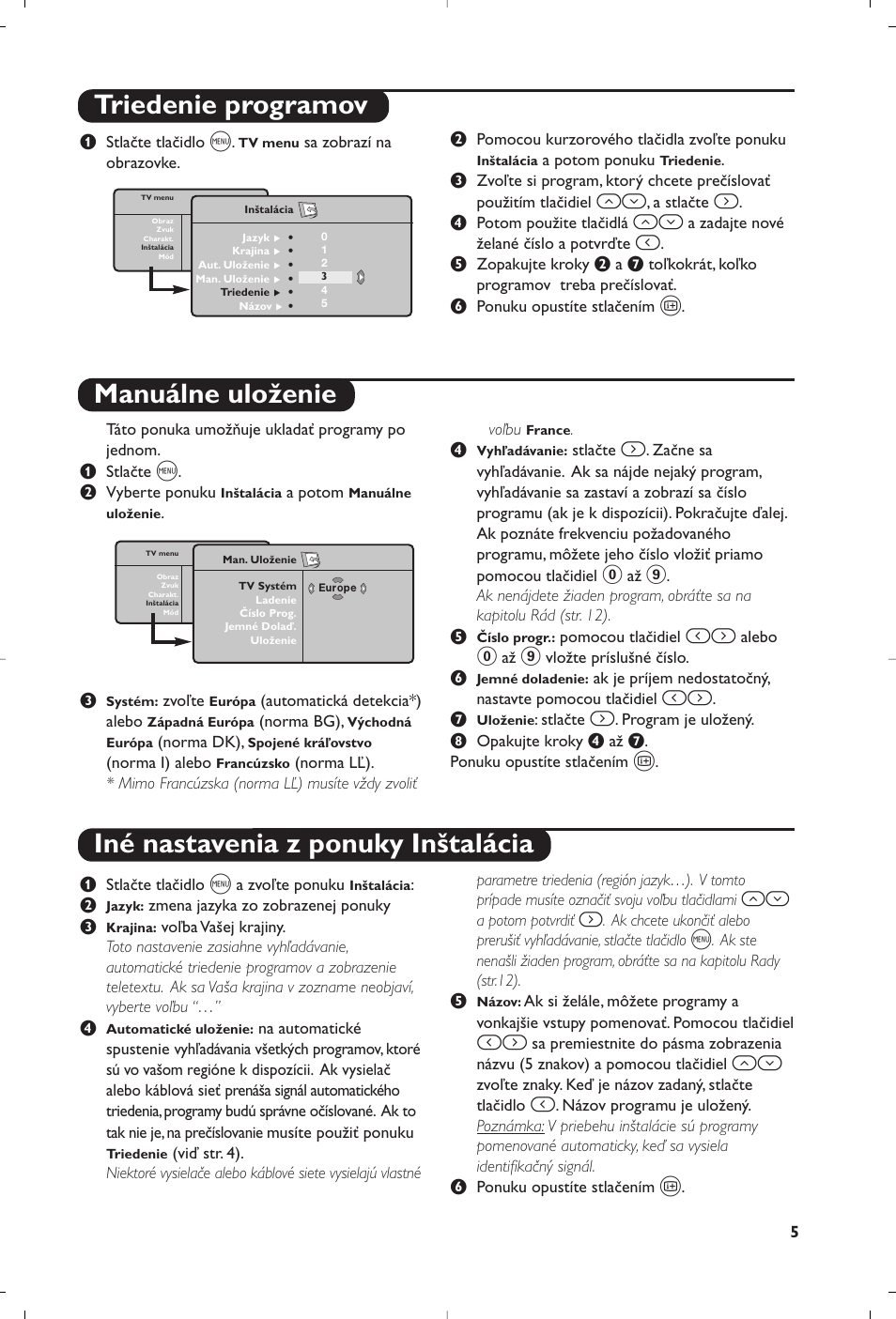 Philips Matchline Téléviseur User Manual | Page 209 / 216