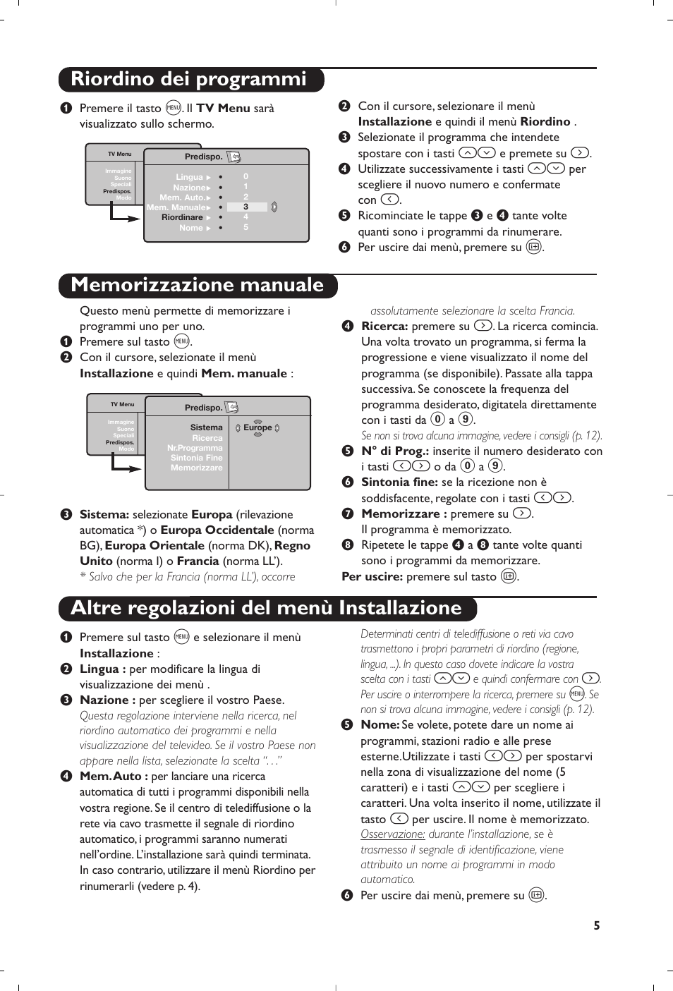 Philips Matchline Téléviseur User Manual | Page 53 / 216