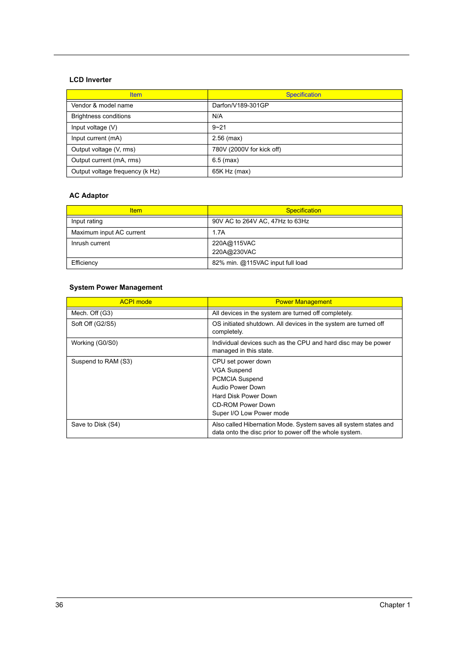 Acer 3240 User Manual | Page 42 / 106