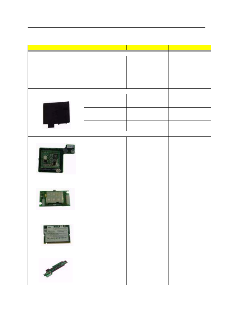 Parts | Acer 4100 User Manual | Page 111 / 128