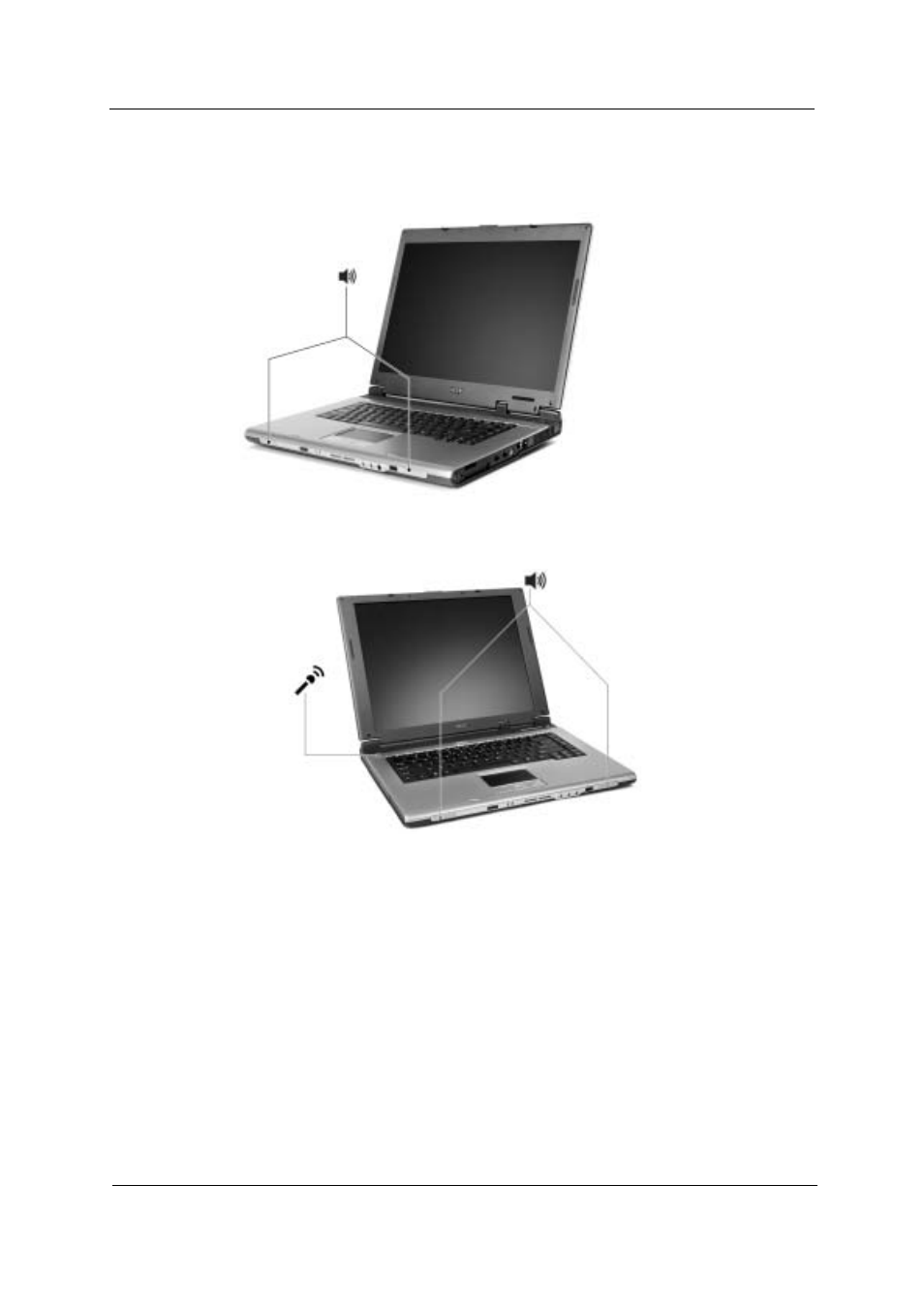 Audio, Adjusting the volume | Acer 4100 User Manual | Page 34 / 128