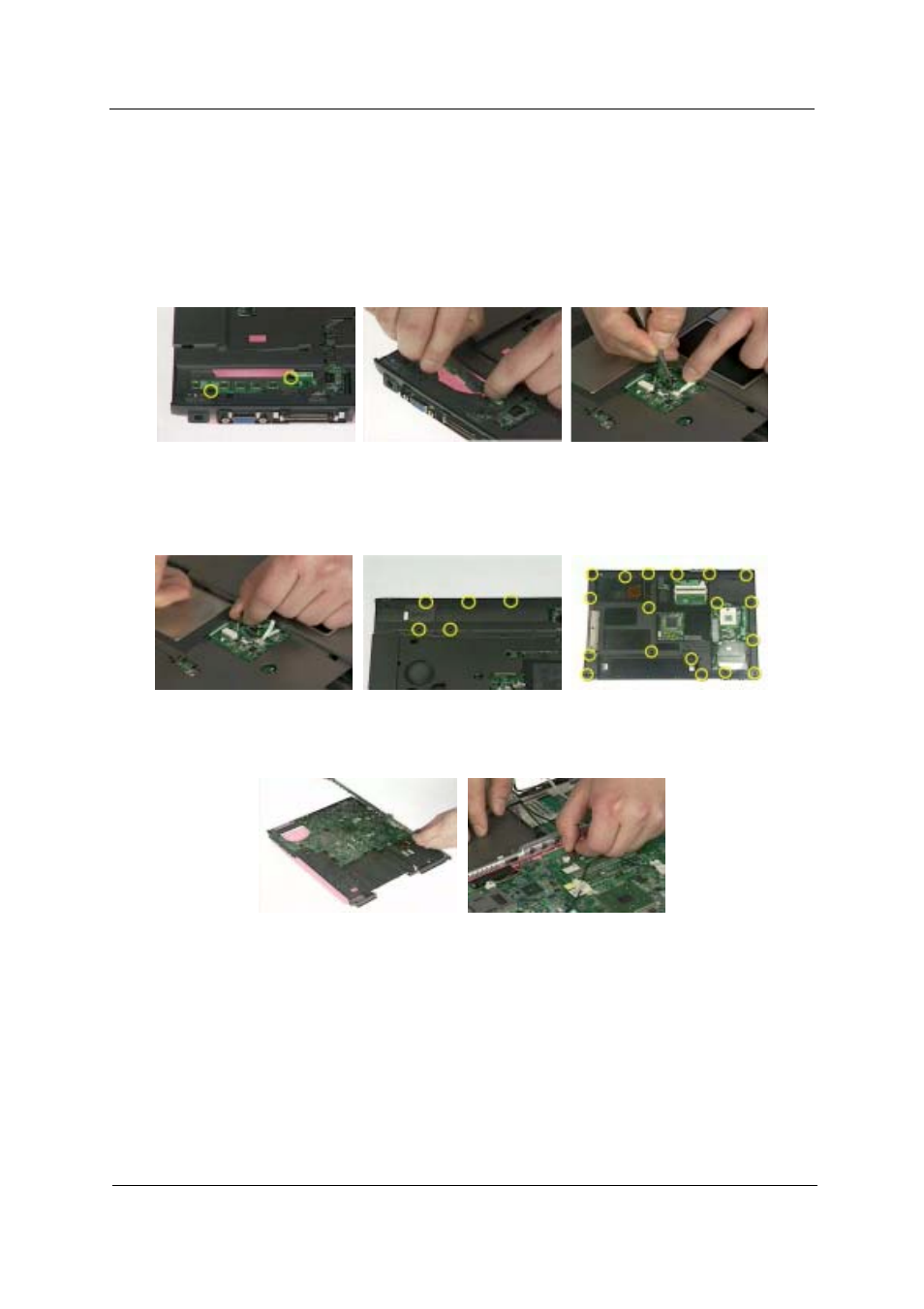 Disassembling the main unit, Disassembling the upper case assembly | Acer 4100 User Manual | Page 75 / 128