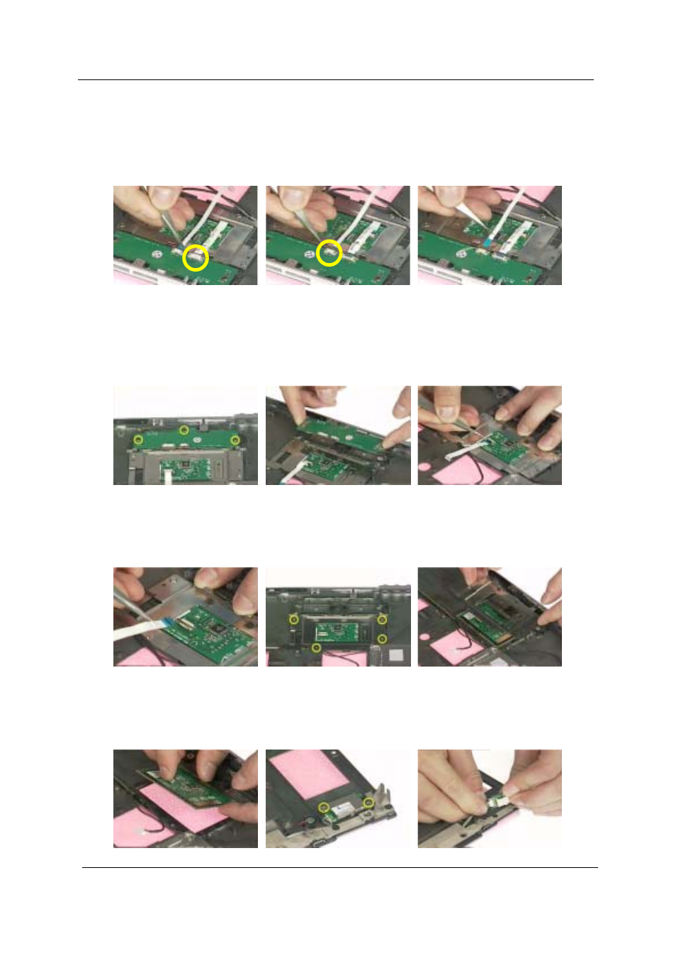 Disassembling the upper case assembly | Acer 4100 User Manual | Page 76 / 128