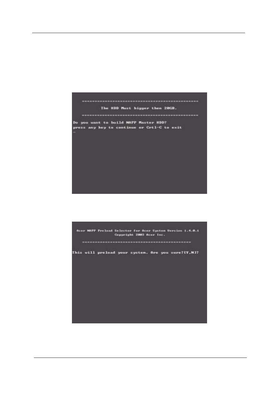 Use napp cd to build master hard disc drive, Cd to disk recovery | Acer 4100 User Manual | Page 98 / 128