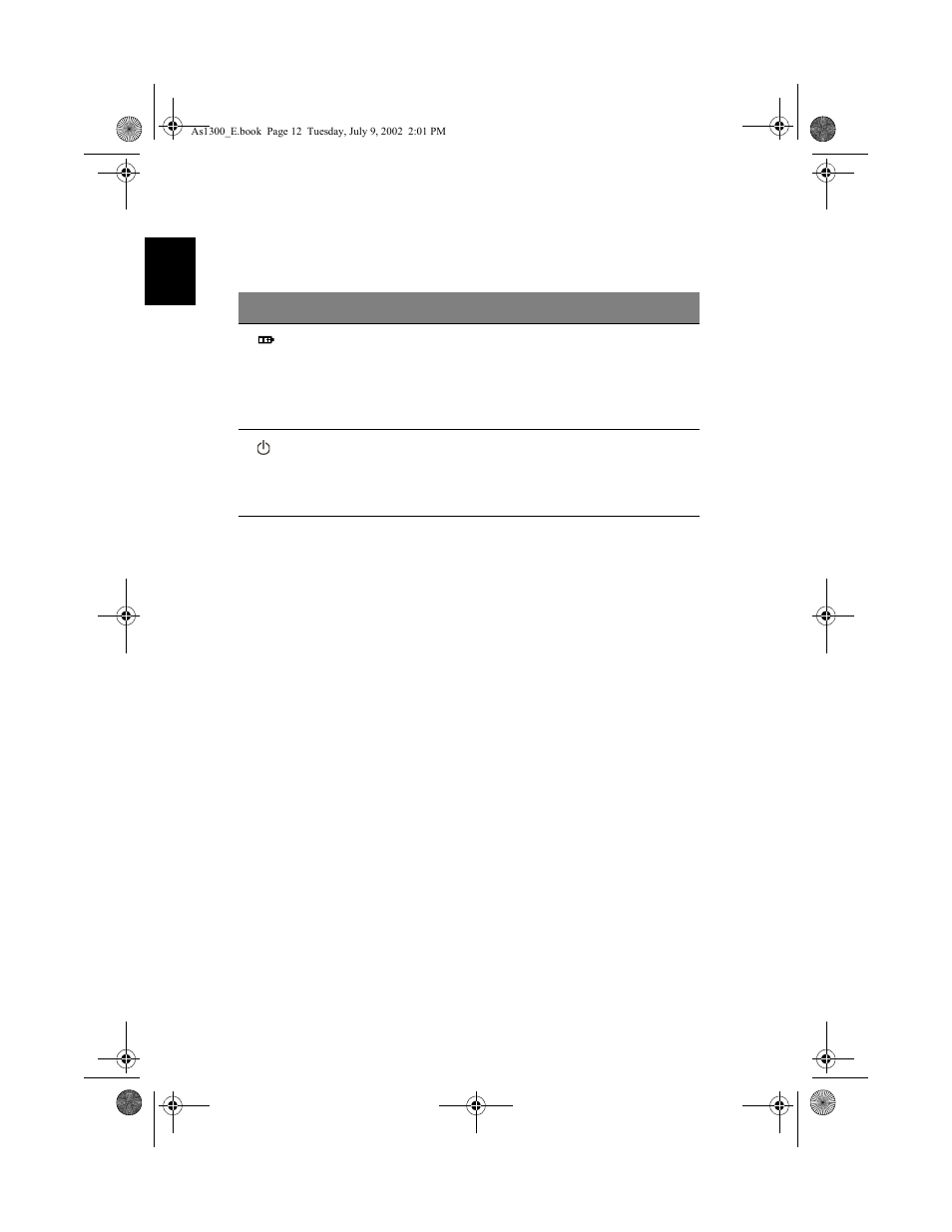 Acer 1300 series User Manual | Page 22 / 96