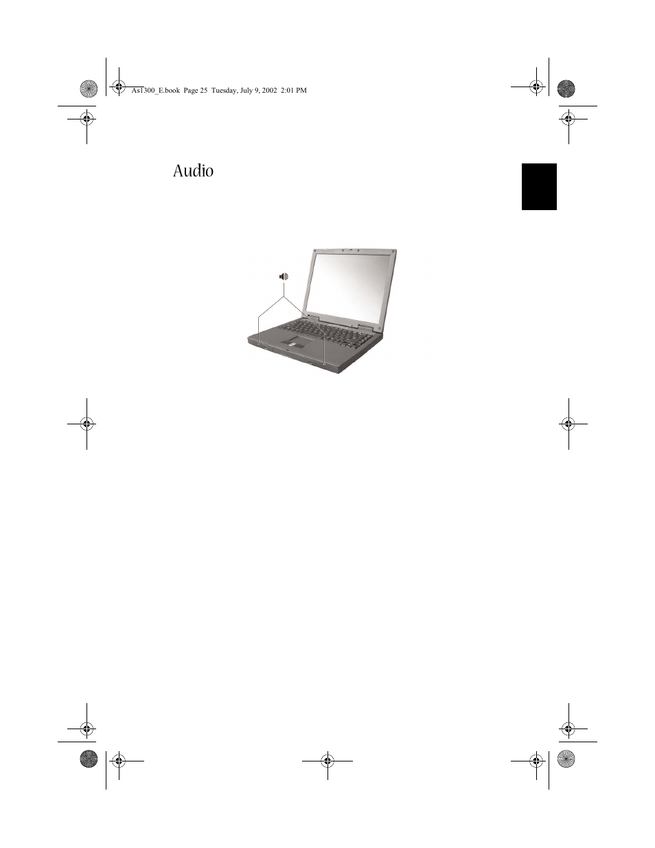 Audio | Acer 1300 series User Manual | Page 35 / 96