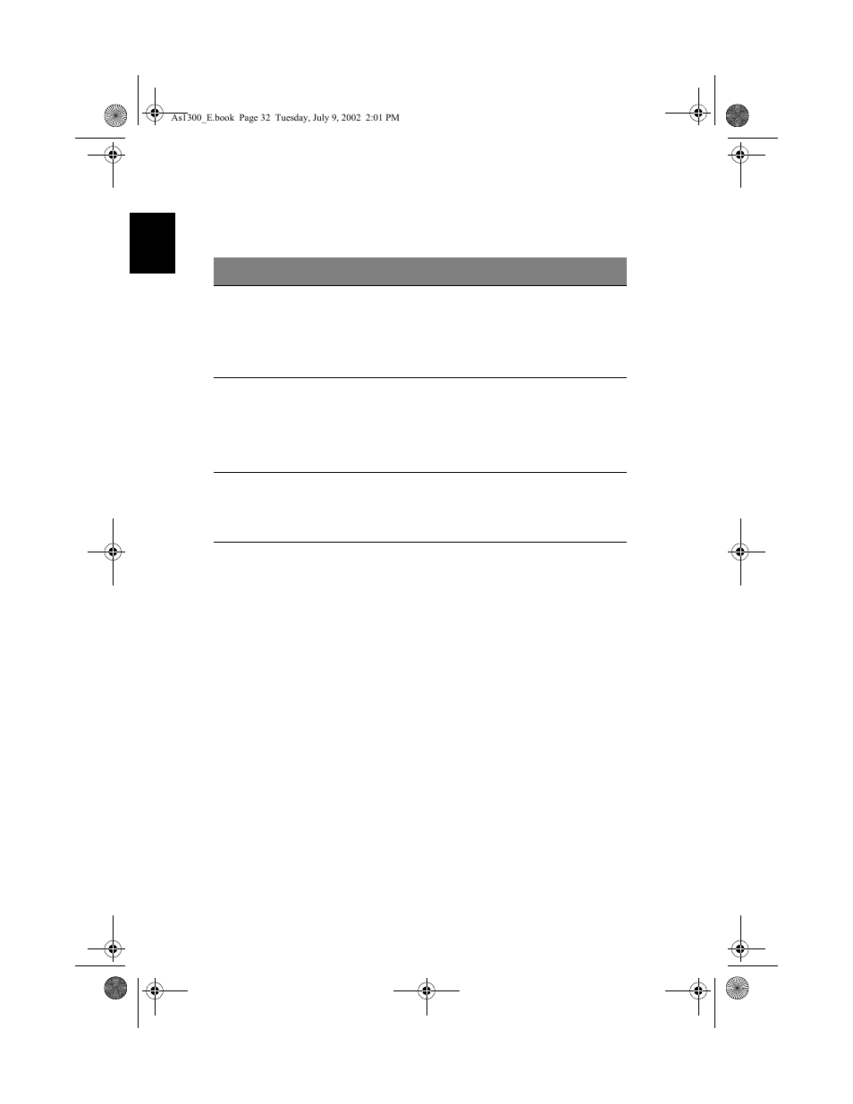 Acer 1300 series User Manual | Page 42 / 96