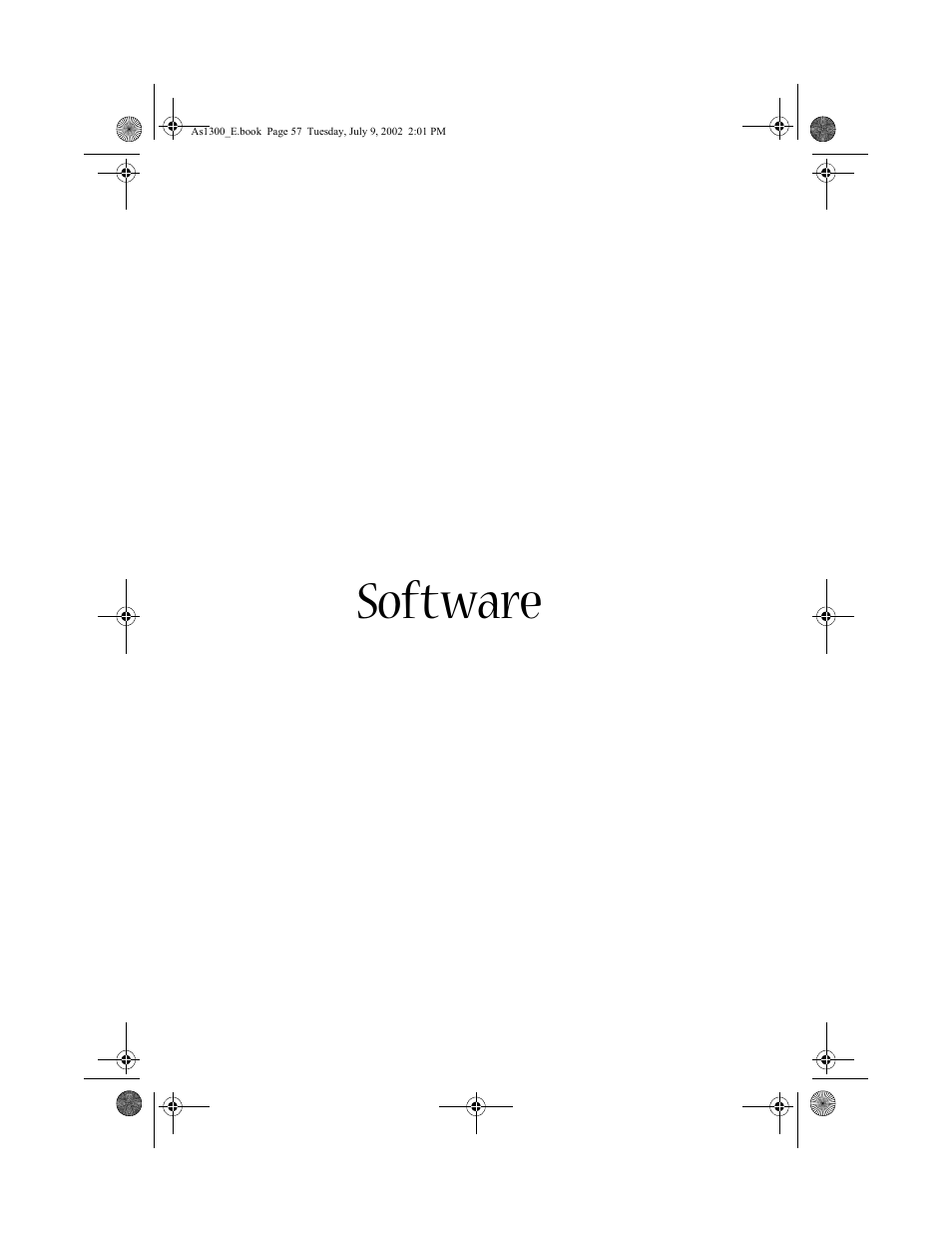 Software | Acer 1300 series User Manual | Page 67 / 96