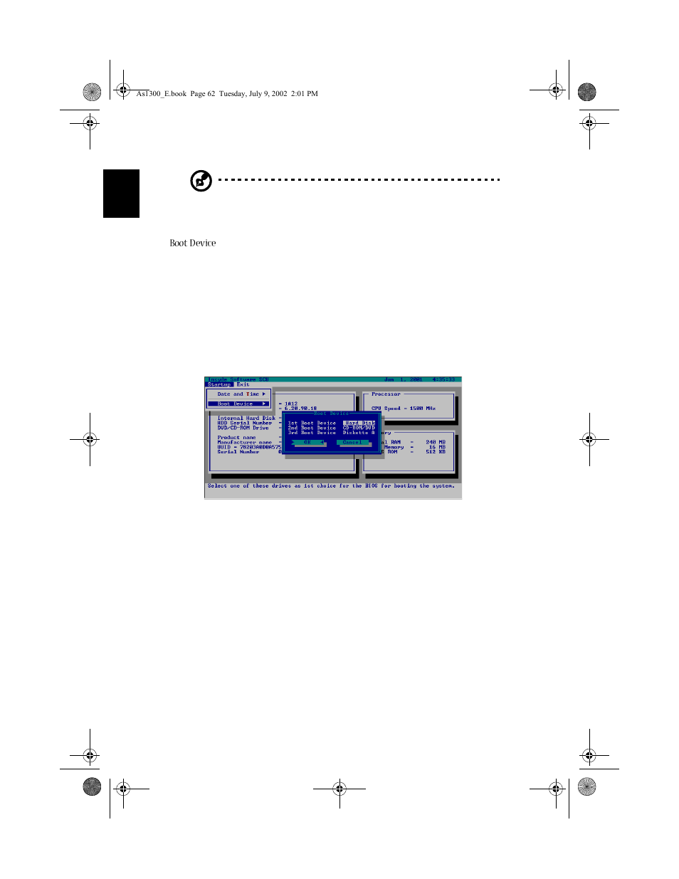 Acer 1300 series User Manual | Page 72 / 96