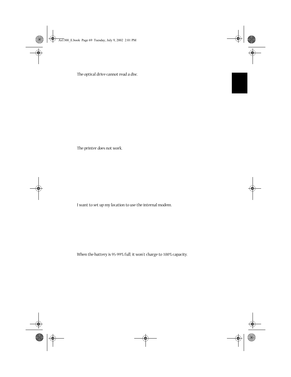 Acer 1300 series User Manual | Page 79 / 96