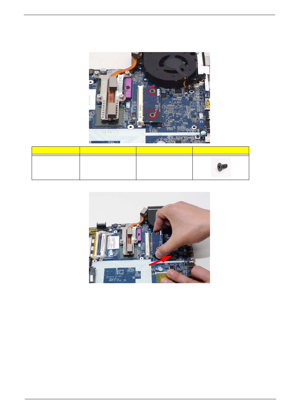 Removing the hdmi module | Acer 4330 User Manual | Page 103 / 198