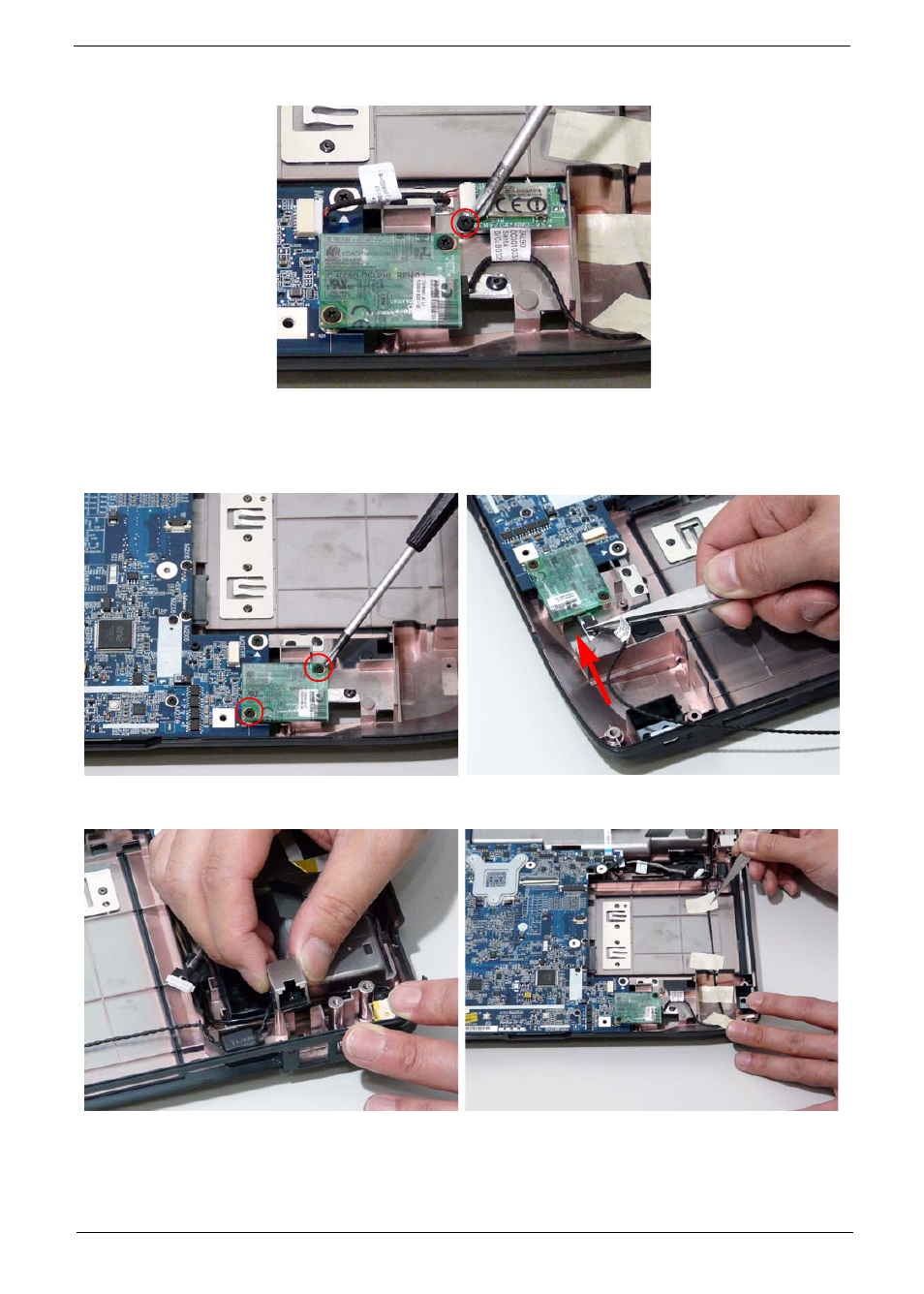 Replacing the modem module | Acer 4330 User Manual | Page 125 / 198