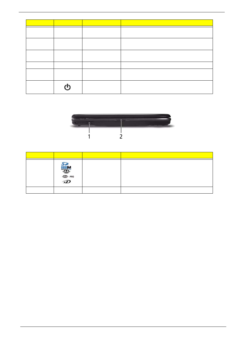 Closed front view | Acer 4330 User Manual | Page 16 / 198