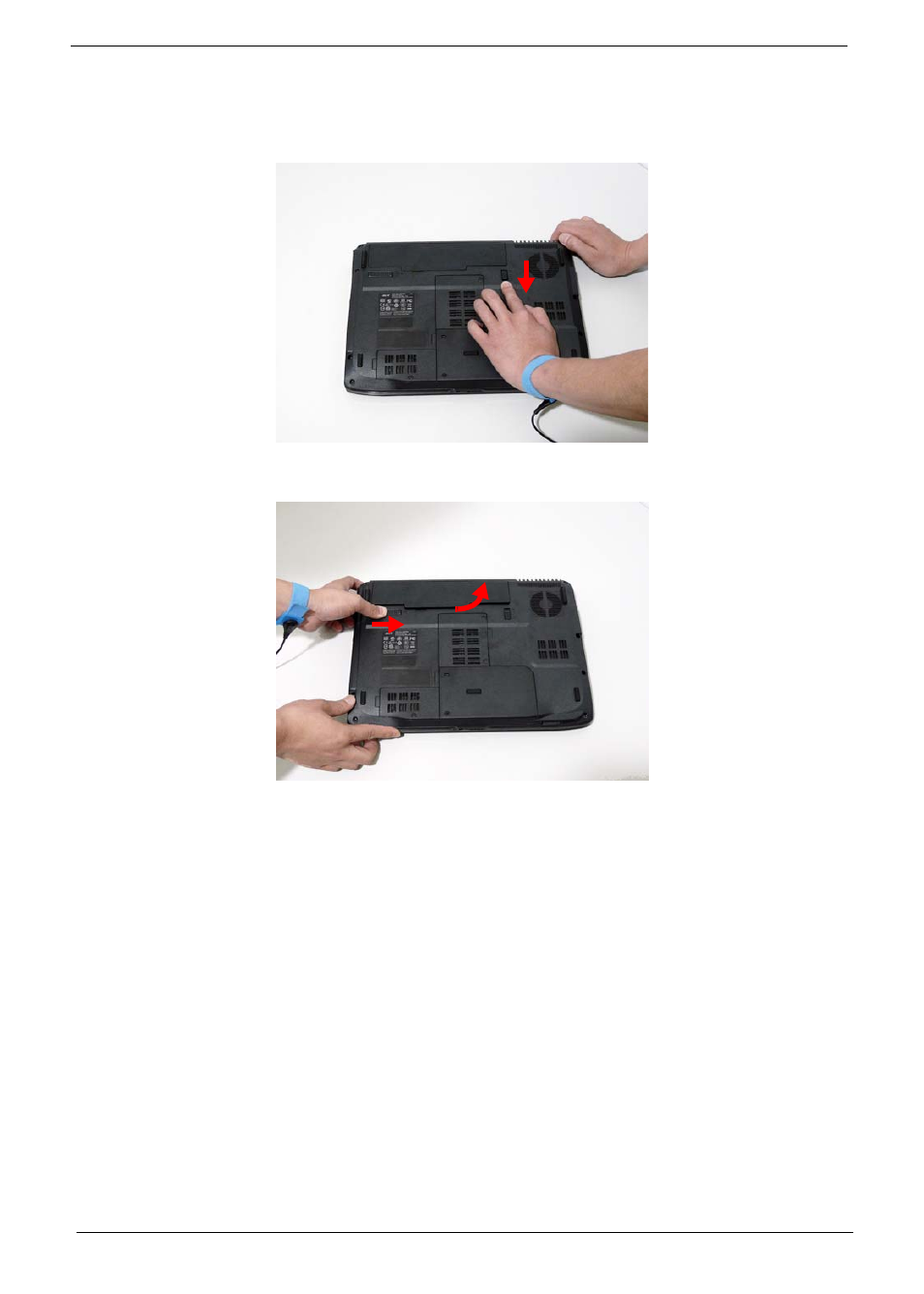 Removing the battery pack | Acer 4330 User Manual | Page 54 / 198