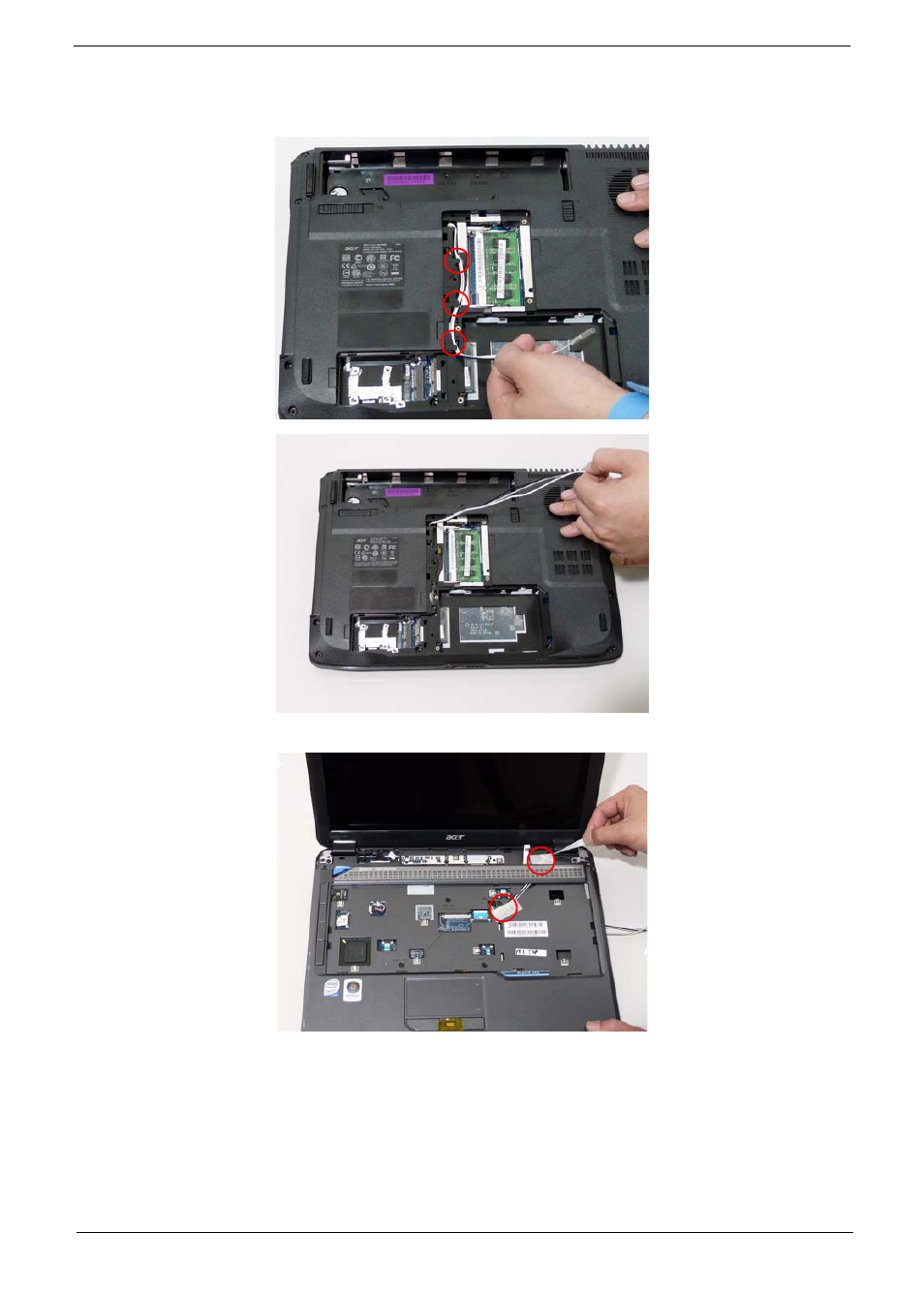 Removing the antenna | Acer 4330 User Manual | Page 73 / 198