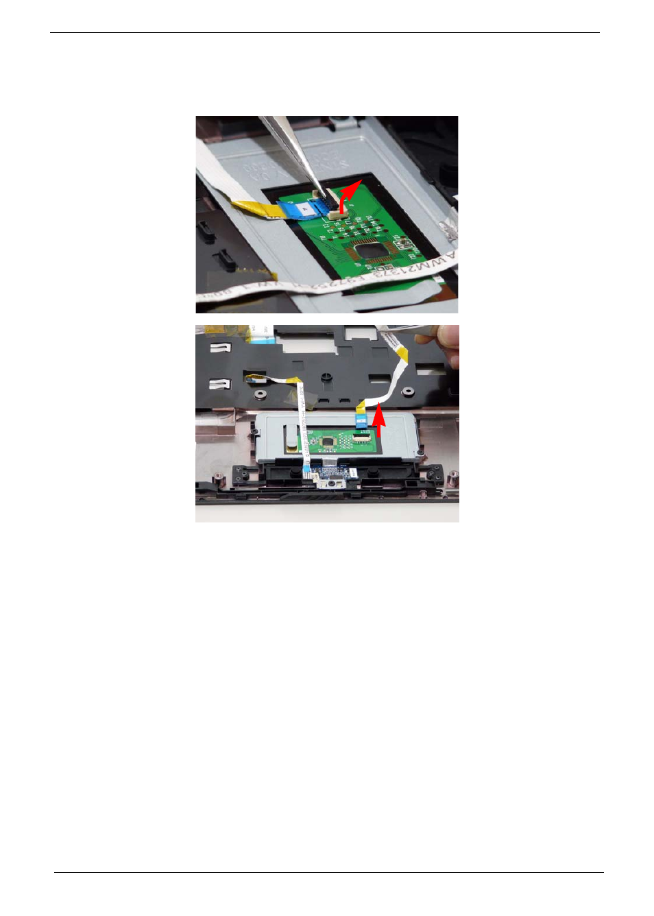 Removing the touch pad bracket | Acer 4330 User Manual | Page 82 / 198