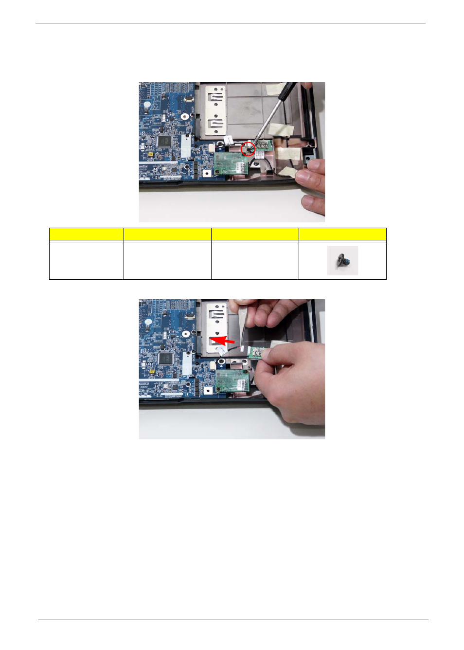 Removing the bluetooth module | Acer 4330 User Manual | Page 92 / 198