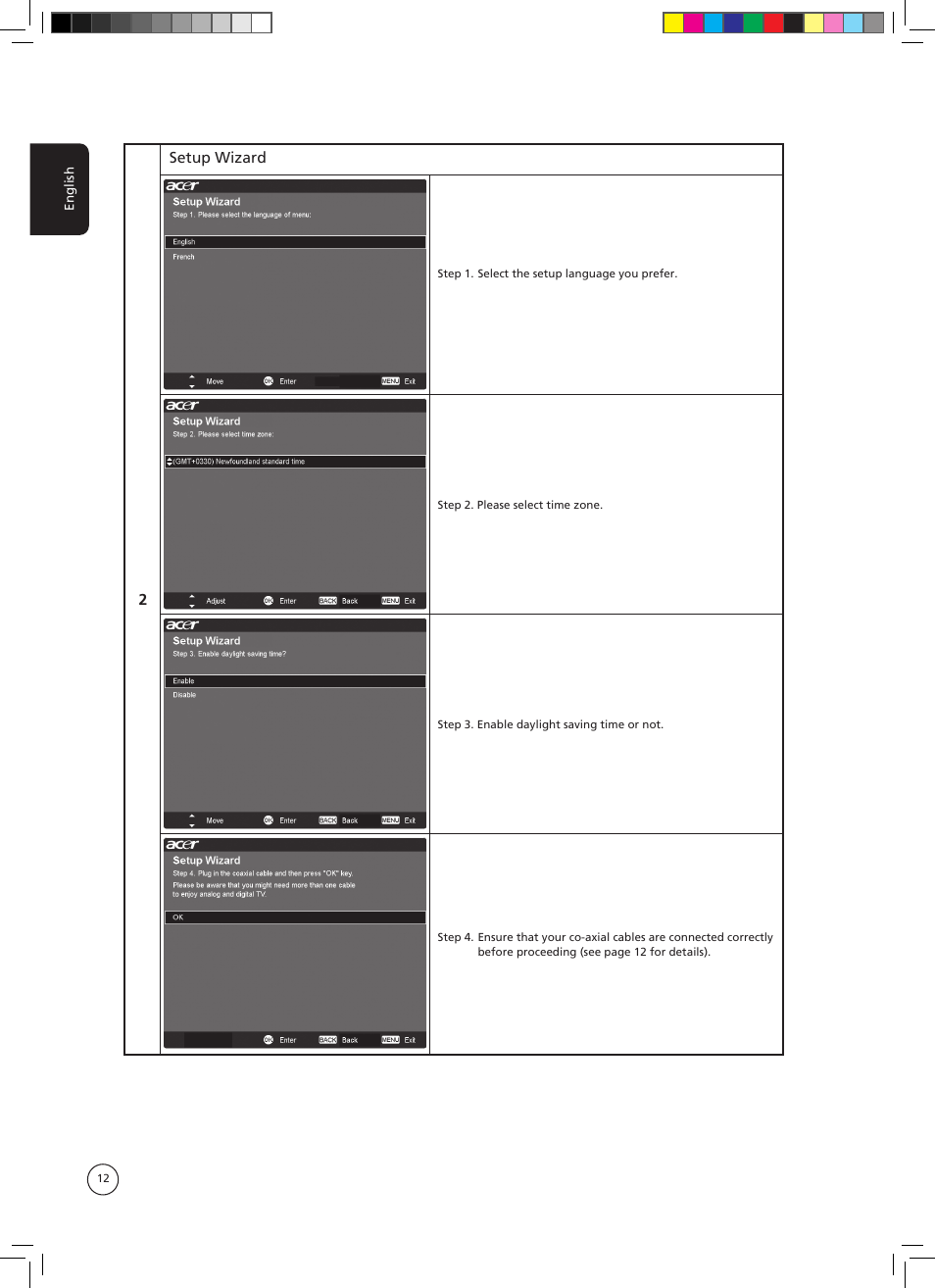 Acer AT3705-DTV User Manual | Page 12 / 38