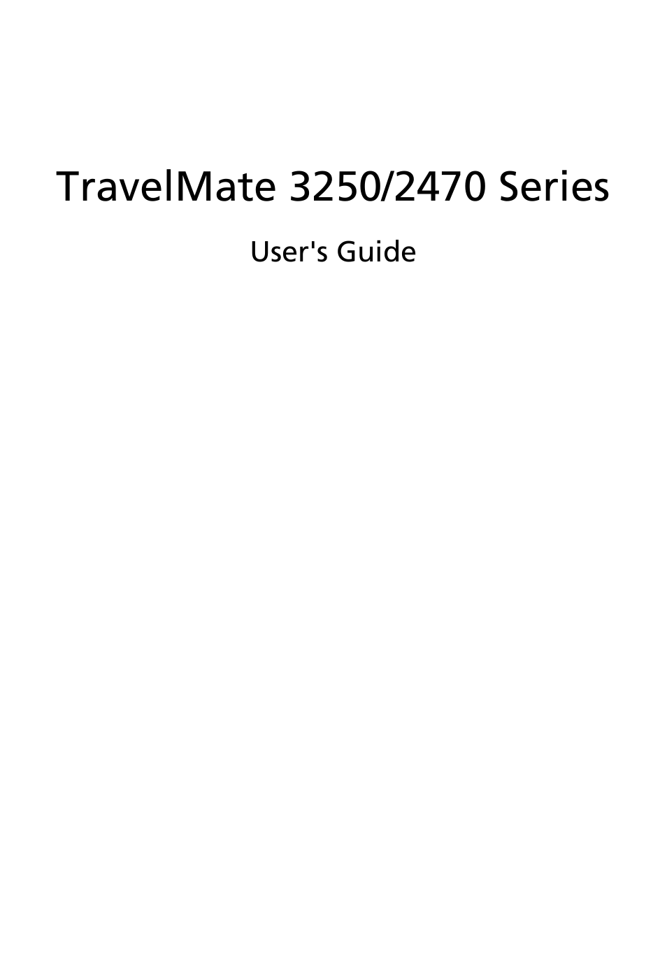 Acer TravelMate MS2180 User Manual | 98 pages