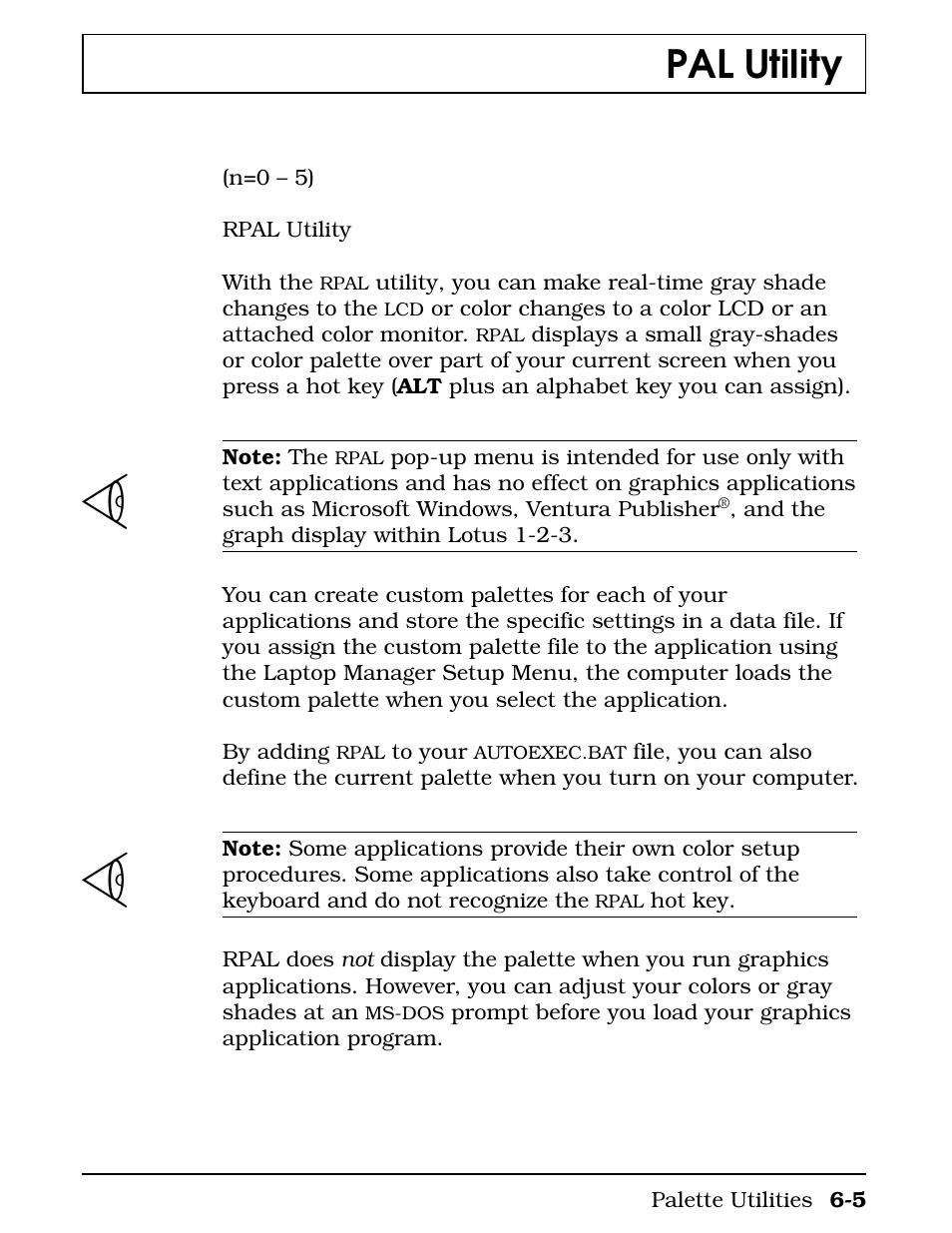 Pal utility | Texas Instruments 4000M User Manual | Page 110 / 295