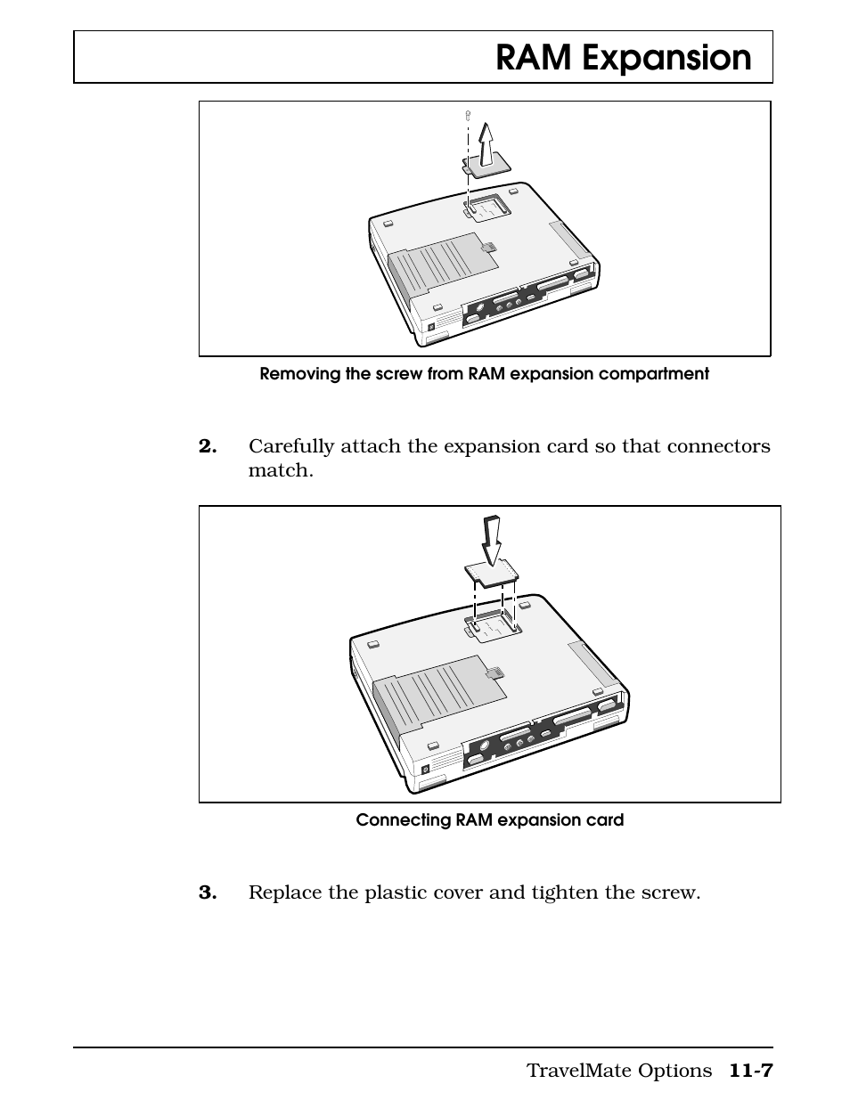 Ram expansion | Texas Instruments 4000M User Manual | Page 193 / 295
