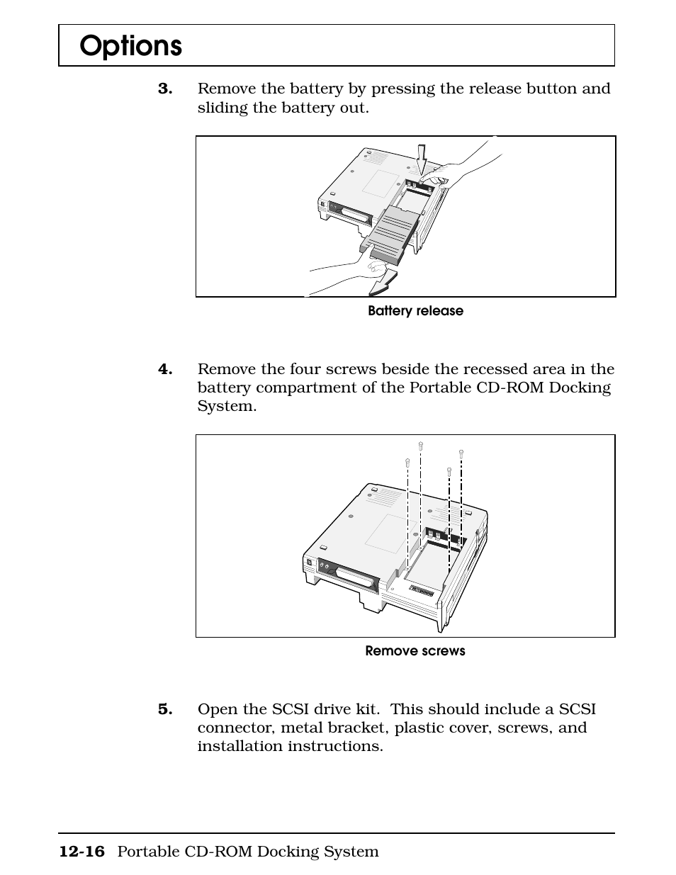 Options | Texas Instruments 4000M User Manual | Page 217 / 295