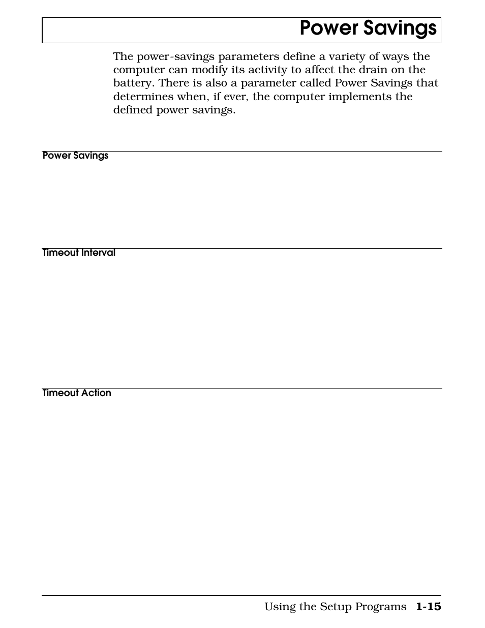 Power savings | Texas Instruments 4000M User Manual | Page 23 / 295
