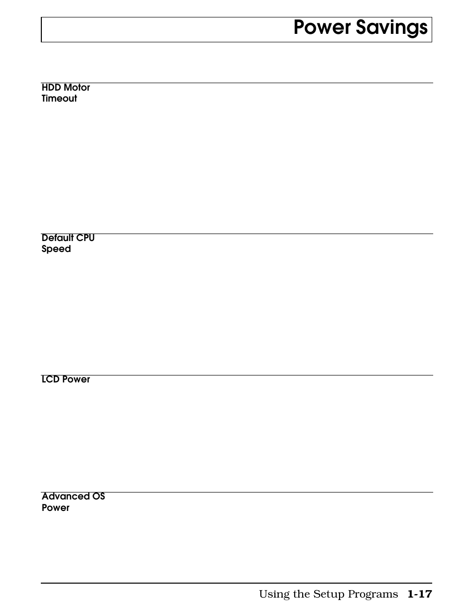 Power savings | Texas Instruments 4000M User Manual | Page 25 / 295