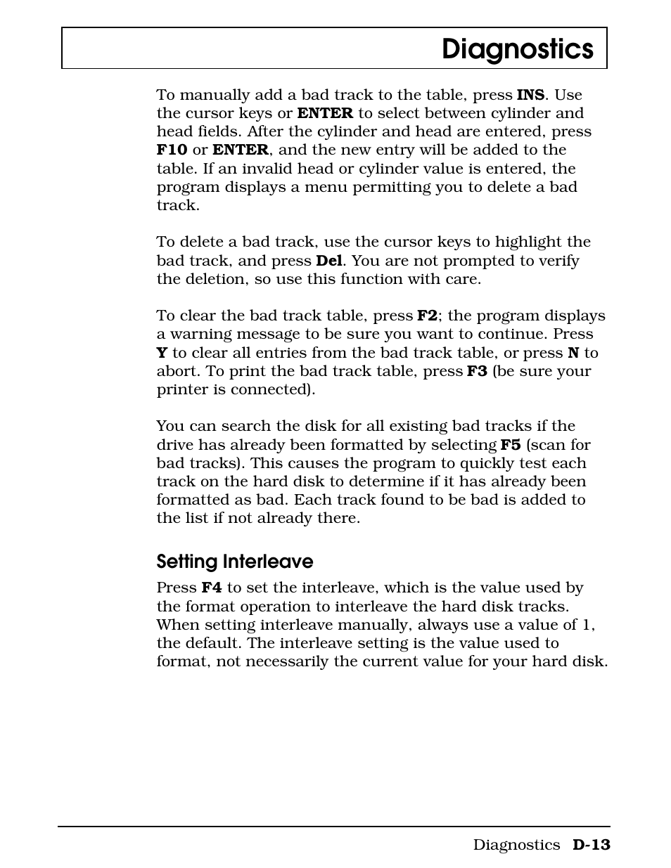 Diagnostics | Texas Instruments 4000M User Manual | Page 251 / 295