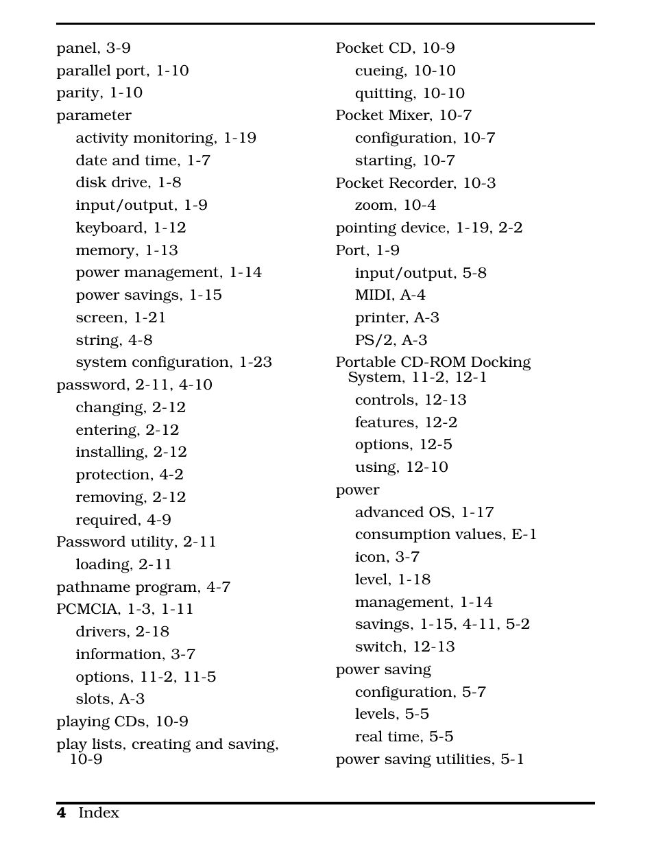Texas Instruments 4000M User Manual | Page 292 / 295