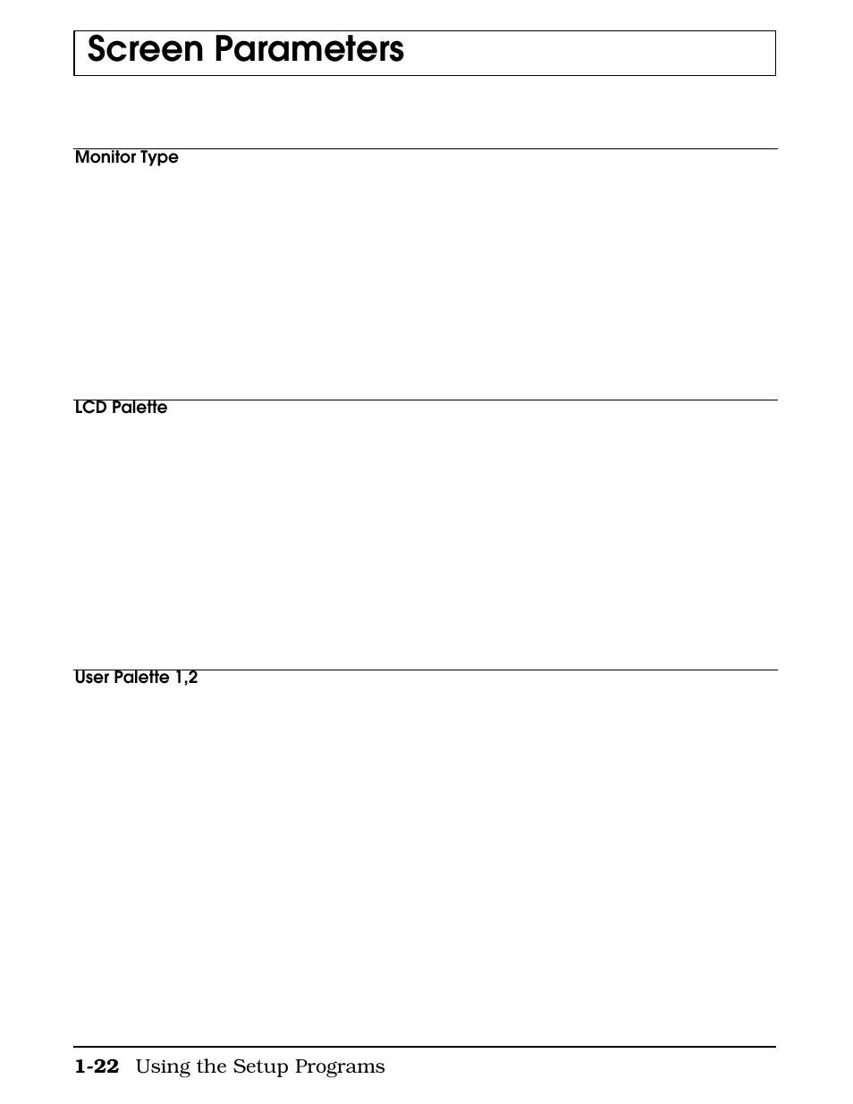 Screen parameters | Texas Instruments 4000M User Manual | Page 30 / 295