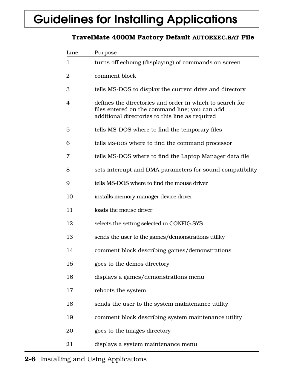 Guidelines for installing applications | Texas Instruments 4000M User Manual | Page 38 / 295