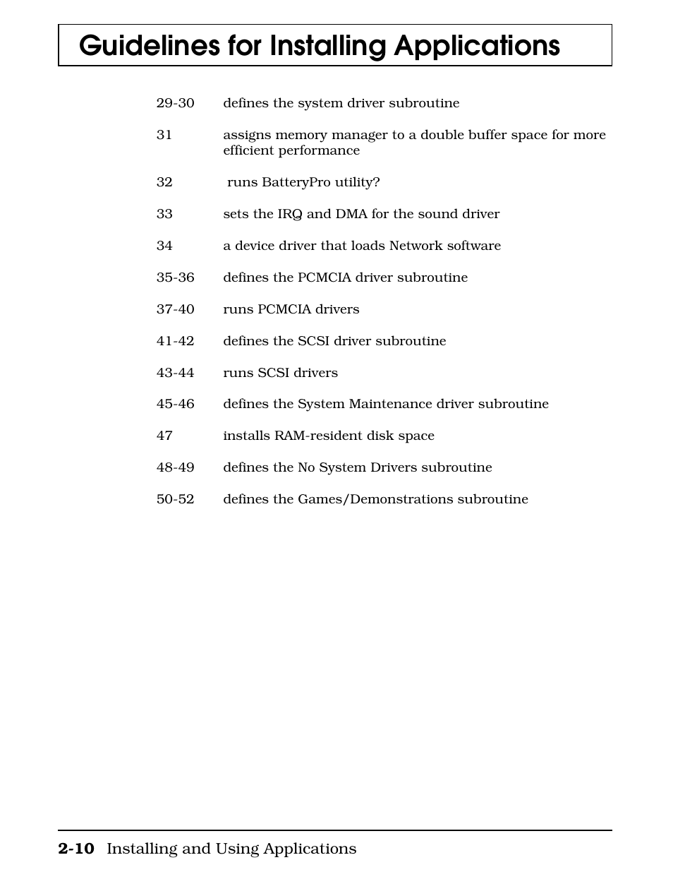 Guidelines for installing applications | Texas Instruments 4000M User Manual | Page 42 / 295