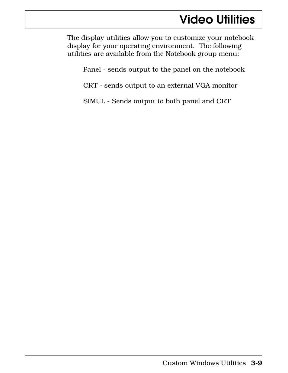 Video utilities | Texas Instruments 4000M User Manual | Page 60 / 295
