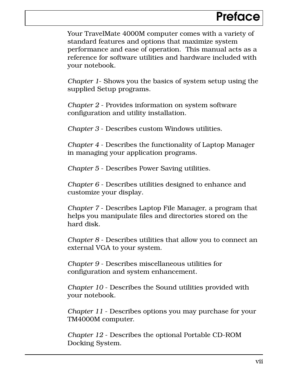 Preface | Texas Instruments 4000M User Manual | Page 7 / 295