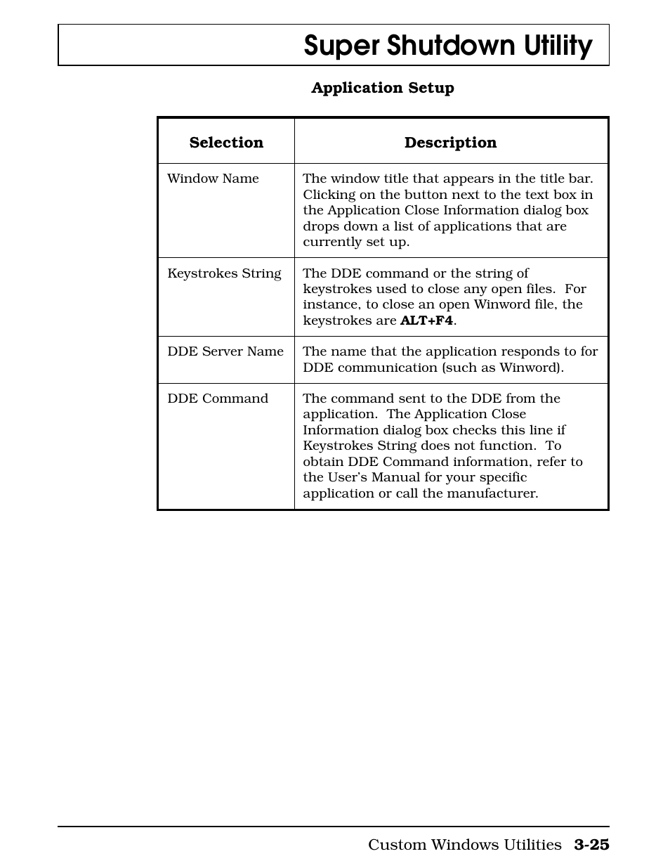 Super shutdown utility | Texas Instruments 4000M User Manual | Page 76 / 295