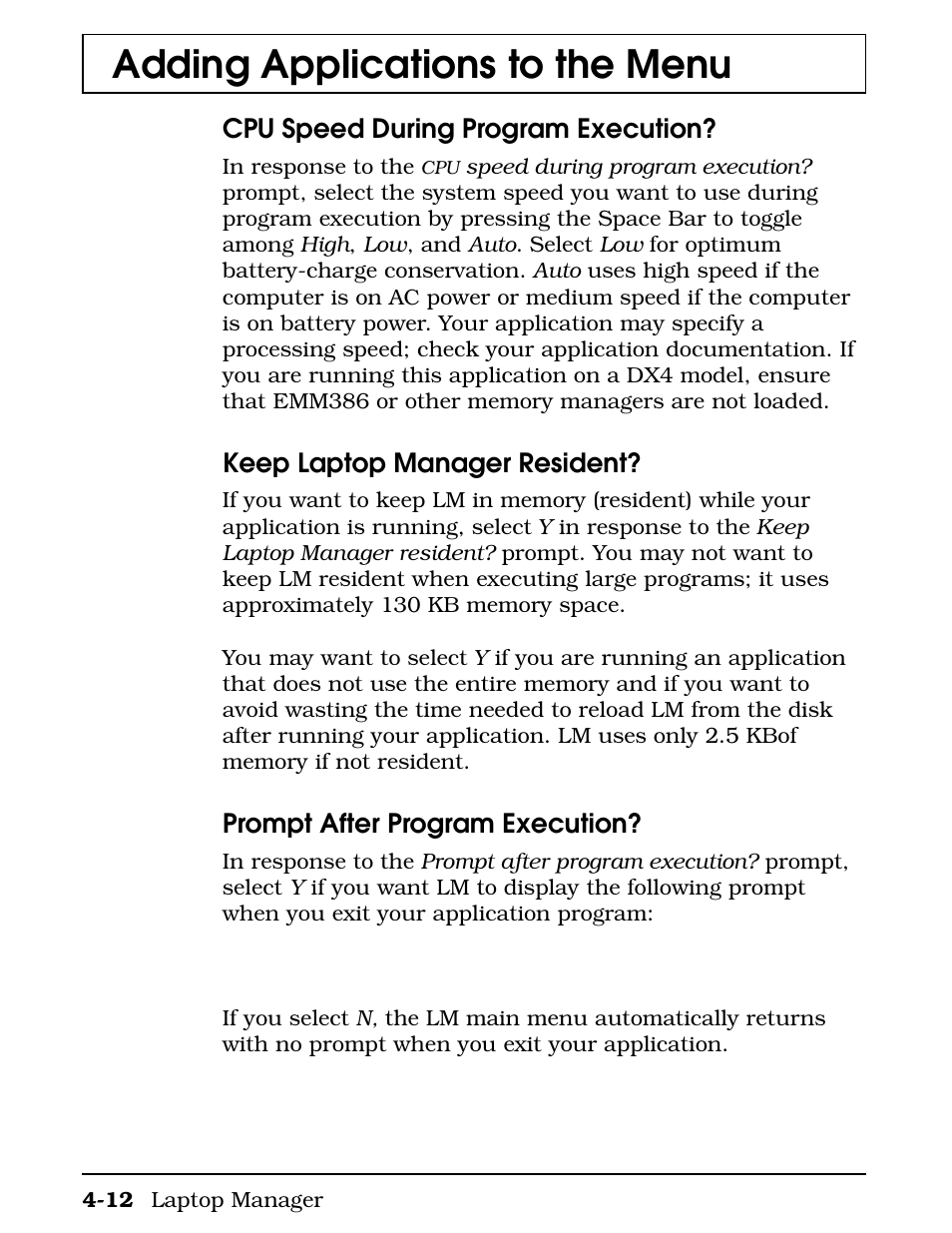 Adding applications to the menu | Texas Instruments 4000M User Manual | Page 89 / 295