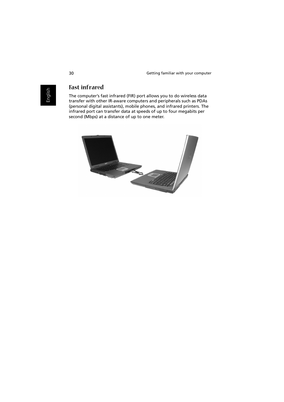 Fast infrared | Acer 1450 User Manual | Page 40 / 99