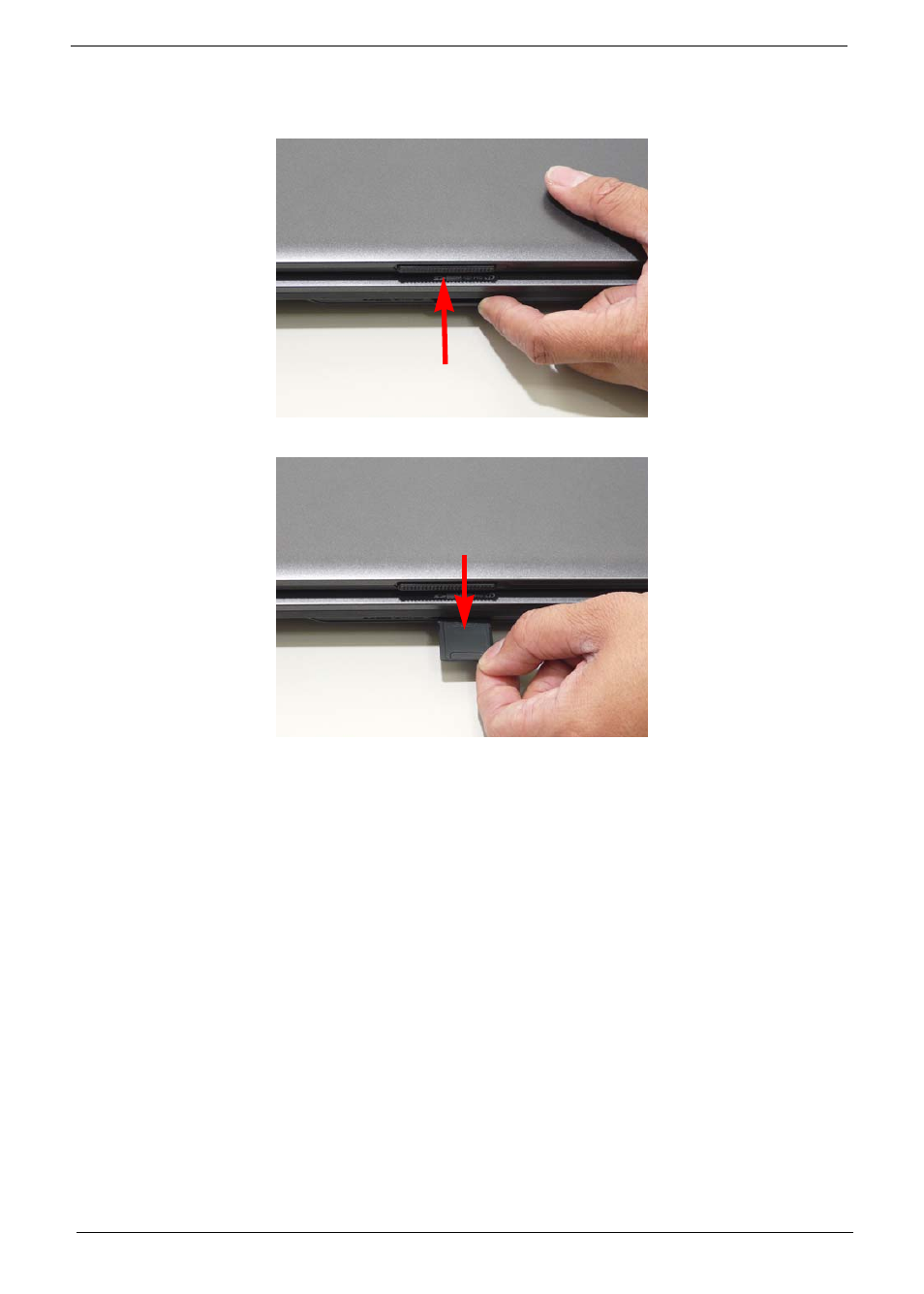 Removing the expresscard dummy card | Acer 7230 User Manual | Page 60 / 186