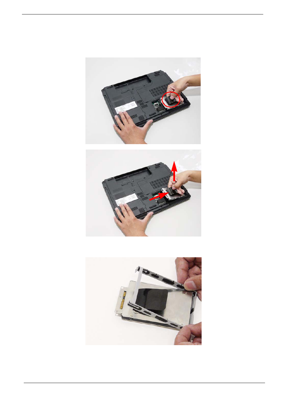 Removing the hard disk drive2 module | Acer 7230 User Manual | Page 64 / 186