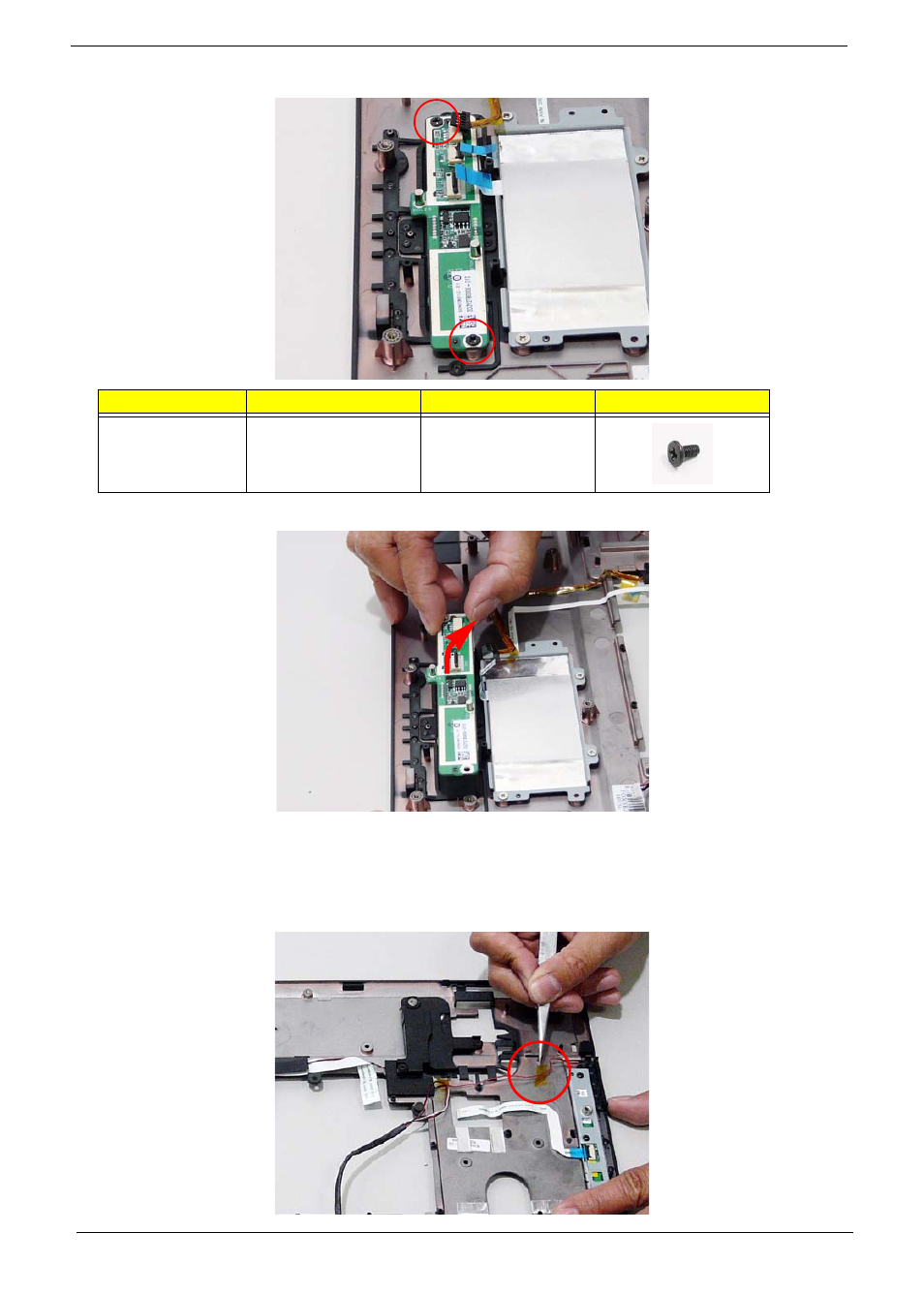 Removing the speaker module | Acer 7230 User Manual | Page 86 / 186