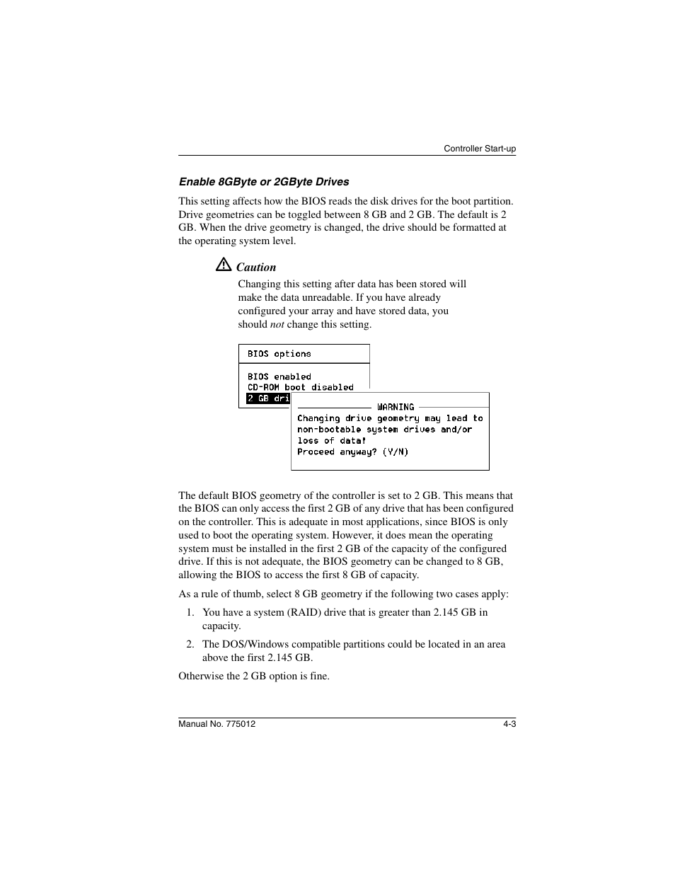 Acer PCI to Ultra SCSI RAID Controllers DAC960PG User Manual | Page 29 / 86
