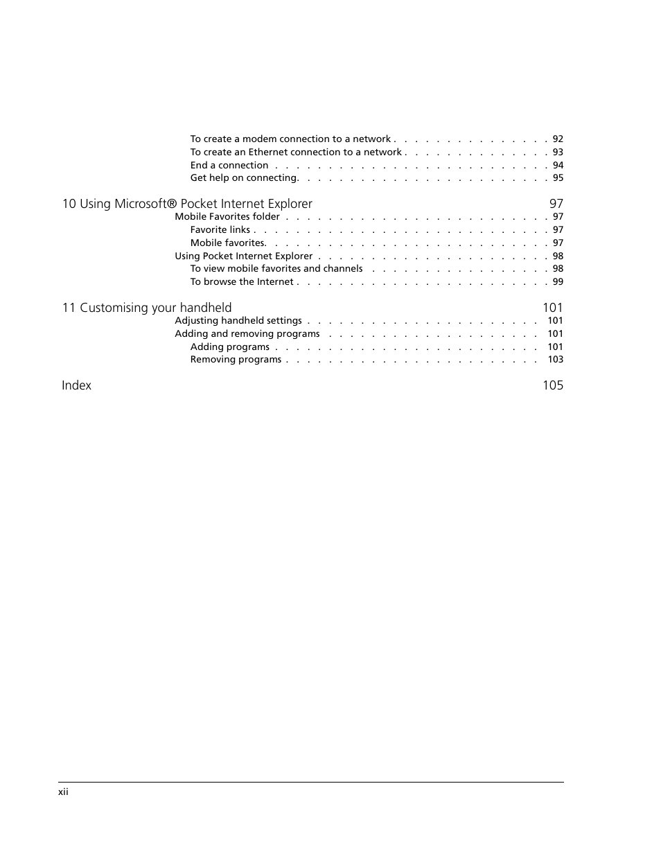 Acer N10 User Manual | Page 12 / 120