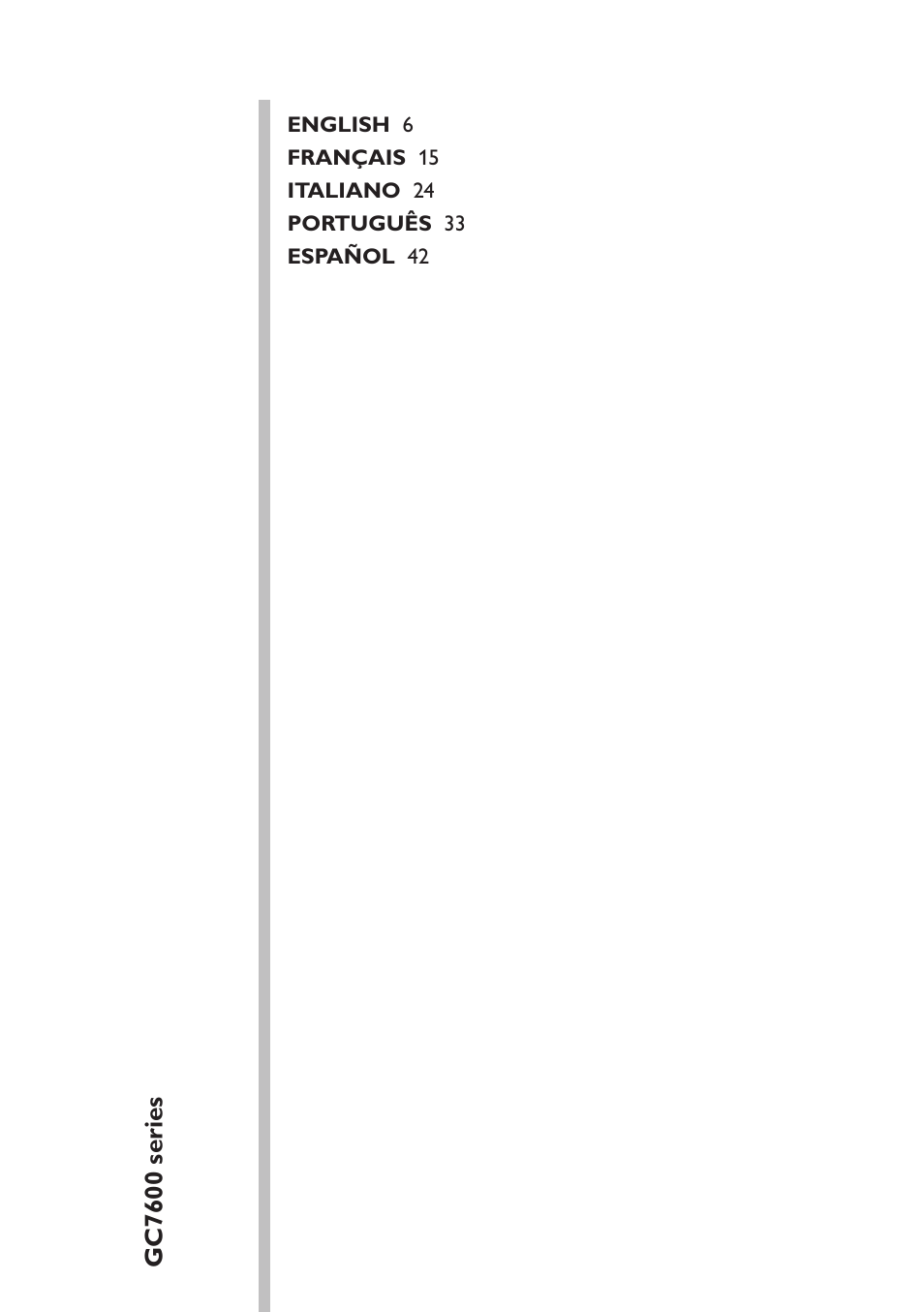 Table of content | Philips PerfectCare Pure Centrale vapeur User Manual | Page 5 / 54