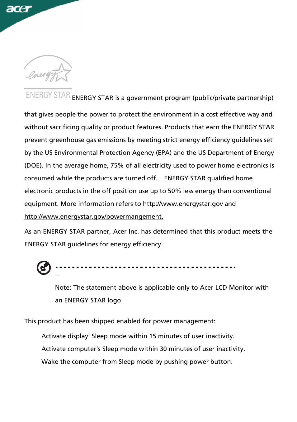 Acer ADEZ User Manual | Page 22 / 24